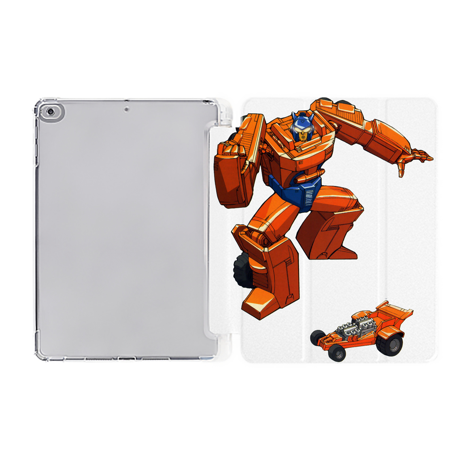 （画像用）  IPad ケース ペン収納付き 三つ折りスタンド PUレザー×シリコン 対応機種9.5/10.5/10.9インチ